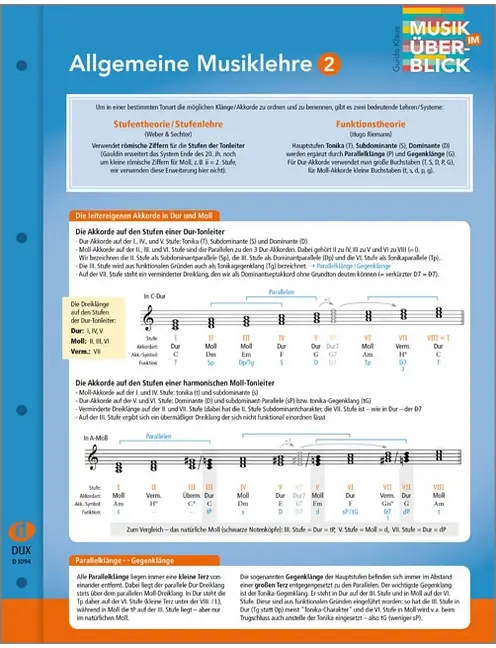 Allgemeine Musiklehre 2